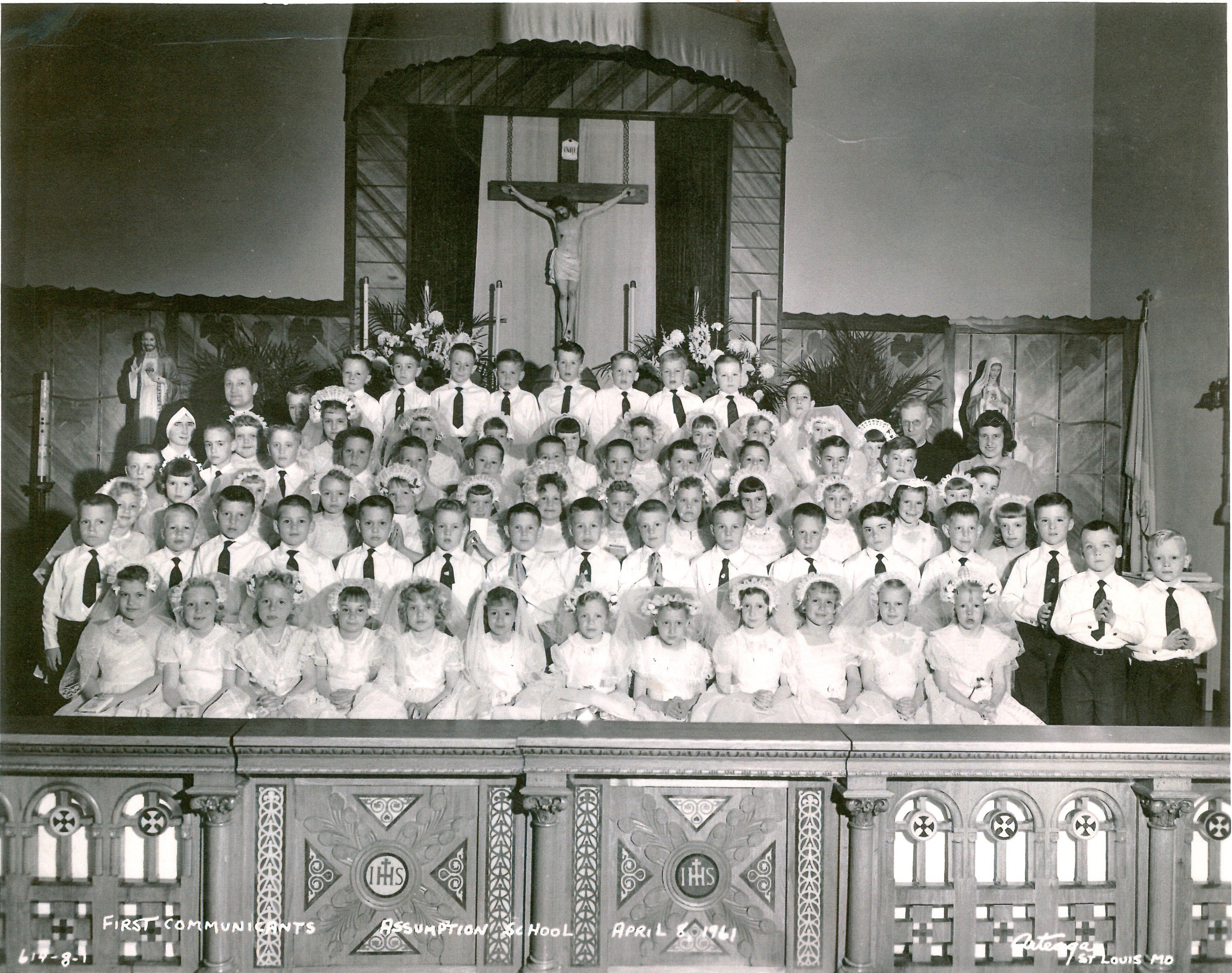 First Communion - 1st Grade - Saturday, April 8, 1961