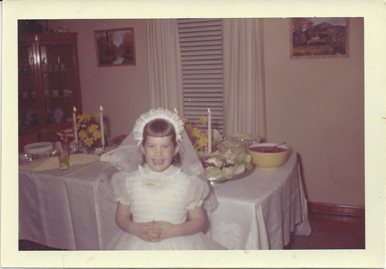Beth Hutchinson 1st Communion Picture - 1961
