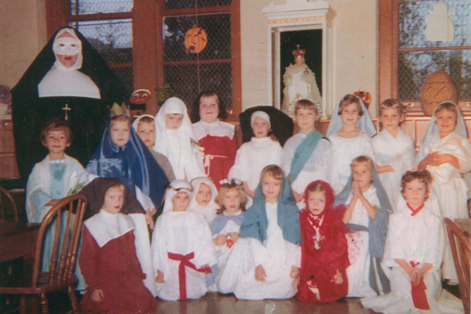 Kindergarten - Dressed as Patron Saint for Halloween
